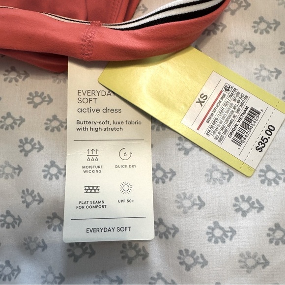 NWT All in Motion Everyday Soft Coral Active Dress Size XSmall - Picture 9 of 9